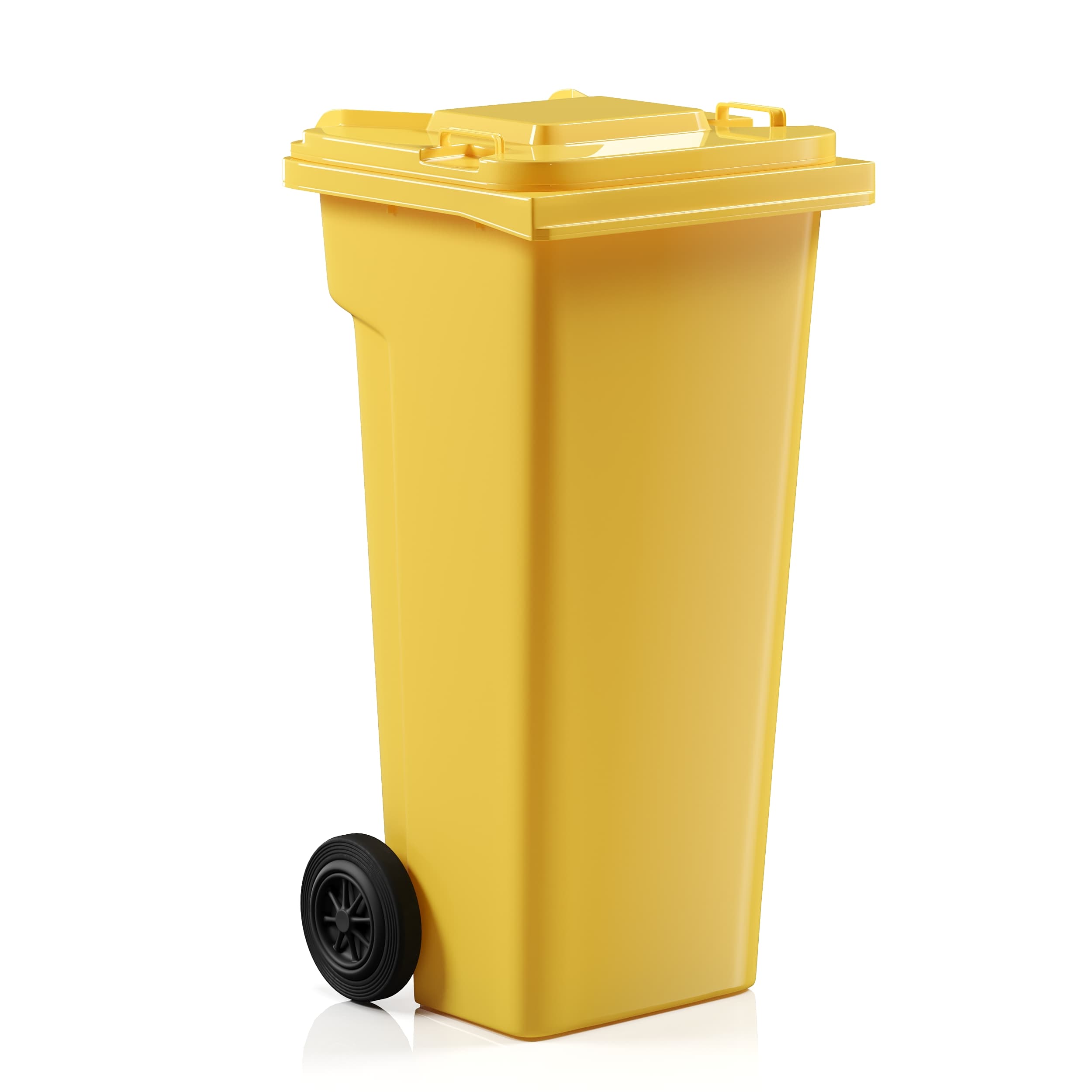 Kosz 120 l – żółty